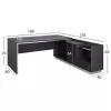 Γραφείο επαγγελματικό Δεξιά γωνία Rosewood 180x170x76Υ εκ. Γραφείο επαγγελματικό Δεξιά γωνία Rosewood 180x170x76Υ εκ.