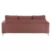Corner sofa SANTINO Reversible Velvet Fabric Dusty Pink 192x128x82cm Corner sofa SANTINO Reversible Velvet Fabric Dusty Pink 192x128x82cm