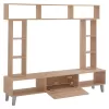 TV UNIT CHARLIZE SONAMA  180,5x32x155,5 cm TV UNIT CHARLIZE SONAMA  180,5x32x155,5 cm