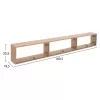 TV UNIT CHARLIZE SONAMA  180,5x32x155,5 cm TV UNIT CHARLIZE SONAMA  180,5x32x155,5 cm