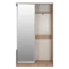 Έπιπλο εισόδου DULCE με Συρόμενη Ντουλάπα και Καθρέπτη Sonama 120x45x210Y εκ.