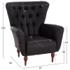 Armchair - Bergerac C9217.03 Brown Type Chesterfield 87x88x100 cm Armchair - Bergerac C9217.03 Brown Type Chesterfield 87x88x100 cm