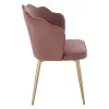 Chair AVIE Rotten Apple Velvet with Metal Gold frame 48x48x85cm. Chair AVIE Rotten Apple Velvet with Metal Gold frame 48x48x85cm.