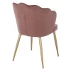 Chair AVIE Rotten Apple Velvet with Metal Gold frame 48x48x85cm. Chair AVIE Rotten Apple Velvet with Metal Gold frame 48x48x85cm.