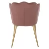 Chair AVIE Rotten Apple Velvet with Metal Gold frame 48x48x85cm. Chair AVIE Rotten Apple Velvet with Metal Gold frame 48x48x85cm.