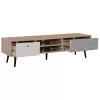 Έπιπλο τηλεόρασης HATTIE C8756 Sonoma - Πολύχρωμο 150x40x40Yεκ. Έπιπλο τηλεόρασης HATTIE C8756 Sonoma - Πολύχρωμο 150x40x40Yεκ.