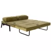 Sofa - Bed C3079.13 2-seater Velvet Olive Green 150x87x79 cm Sofa - Bed C3079.13 2-seater Velvet Olive Green 150x87x79 cm