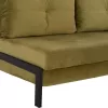 Sofa - Bed C3079.13 2-seater Velvet Olive Green 150x87x79 cm Sofa - Bed C3079.13 2-seater Velvet Olive Green 150x87x79 cm