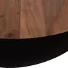 Coffee table Bowl C8717.01 Round Black with Acacia Wood Φ90x40Hcm Coffee table Bowl C8717.01 Round Black with Acacia Wood Φ90x40Hcm