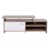 TV cabinet SCOTT Melamine Sonoma - White 123x39.5x45.5cm