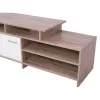 TV cabinet SCOTT Melamine Sonoma - White 123x39.5x45.5cm