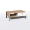 Coffee table C9247.01 Sonama - White 90x56x37.6cm Coffee table C9247.01 Sonama - White 90x56x37.6cm