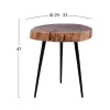 Side Coffee Table PAXTON C8369.11 Solid Acacia Wood Φ29-33x47Hcm Side Coffee Table PAXTON C8369.11 Solid Acacia Wood Φ29-33x47Hcm