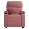 Armchair C0122.12 Dusty Pink Velvet with Relax Mechanism 80x95x103 cm