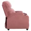 Armchair C0122.12 Dusty Pink Velvet with Relax Mechanism 80x95x103 cm