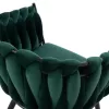 Chair-Armchair LUANDA Velvet Green with Metal legs 60x54x78εκ. Chair-Armchair LUANDA Velvet Green with Metal legs 60x54x78εκ.