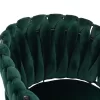 Chair-Armchair LUANDA Velvet Green with Metal legs 60x54x78εκ. Chair-Armchair LUANDA Velvet Green with Metal legs 60x54x78εκ.