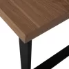 DINING TABLE ASTORIA MDF TOP WITH OAK WOOD VENEER METAL LEGS RUSTIC STYLE 180X90X75H DINING TABLE ASTORIA MDF TOP WITH OAK WOOD VENEER METAL LEGS RUSTIC STYLE 180X90X75H
