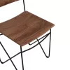 Chair C8180.11 Solid Acacia Wood and Metal Natural 46x51x84Υεκ. Chair C8180.11 Solid Acacia Wood and Metal Natural 46x51x84Υεκ.