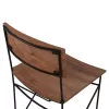 Chair C8180.11 Solid Acacia Wood and Metal Natural 46x51x84Υεκ. Chair C8180.11 Solid Acacia Wood and Metal Natural 46x51x84Υεκ.