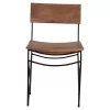 Chair C8180.11 Solid Acacia Wood and Metal Natural 46x51x84Υεκ. Chair C8180.11 Solid Acacia Wood and Metal Natural 46x51x84Υεκ.