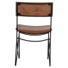 Chair C8180.11 Solid Acacia Wood and Metal Natural 46x51x84Υεκ. Chair C8180.11 Solid Acacia Wood and Metal Natural 46x51x84Υεκ.