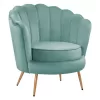 Πολυθρόνα COQUILLE C8493.07 Βελούδο Φυστικί με Χρυσά Πόδια 80x78x85Υ εκ. Πολυθρόνα COQUILLE C8493.07 Βελούδο Φυστικί με Χρυσά Πόδια 80x78x85Υ εκ.