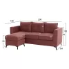 Corner Sofa PONZA C3251.02 Reversible Fabric Stain-Free Rotten Apple 200x140x88cm. Corner Sofa PONZA C3251.02 Reversible Fabric Stain-Free Rotten Apple 200x140x88cm.