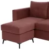Corner Sofa PONZA C3251.02 Reversible Fabric Stain-Free Rotten Apple 200x140x88cm. Corner Sofa PONZA C3251.02 Reversible Fabric Stain-Free Rotten Apple 200x140x88cm.