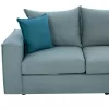 Corner Sofa MONZA C3256.08 Polymorphic Fabric Pistachio - Petrol 265x195x98cm Corner Sofa MONZA C3256.08 Polymorphic Fabric Pistachio - Petrol 265x195x98cm