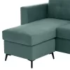 Corner Sofa PONZA C3251.07 Reversible Fabric Stain-Free Mint 200x140x88cm Corner Sofa PONZA C3251.07 Reversible Fabric Stain-Free Mint 200x140x88cm