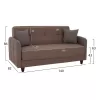 Sofa - Bed Sanna 2-seater Beige 140x82x86 cm Sofa - Bed Sanna 2-seater Beige 140x82x86 cm