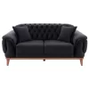 Καναπές - Κρεβάτι Bennington 2θέσιος Μαύρο 180x95x80 εκ. Καναπές - Κρεβάτι Bennington 2θέσιος Μαύρο 180x95x80 εκ.