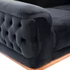 Καναπές - Κρεβάτι Bennington 2θέσιος Μαύρο 180x95x80 εκ. Καναπές - Κρεβάτι Bennington 2θέσιος Μαύρο 180x95x80 εκ.