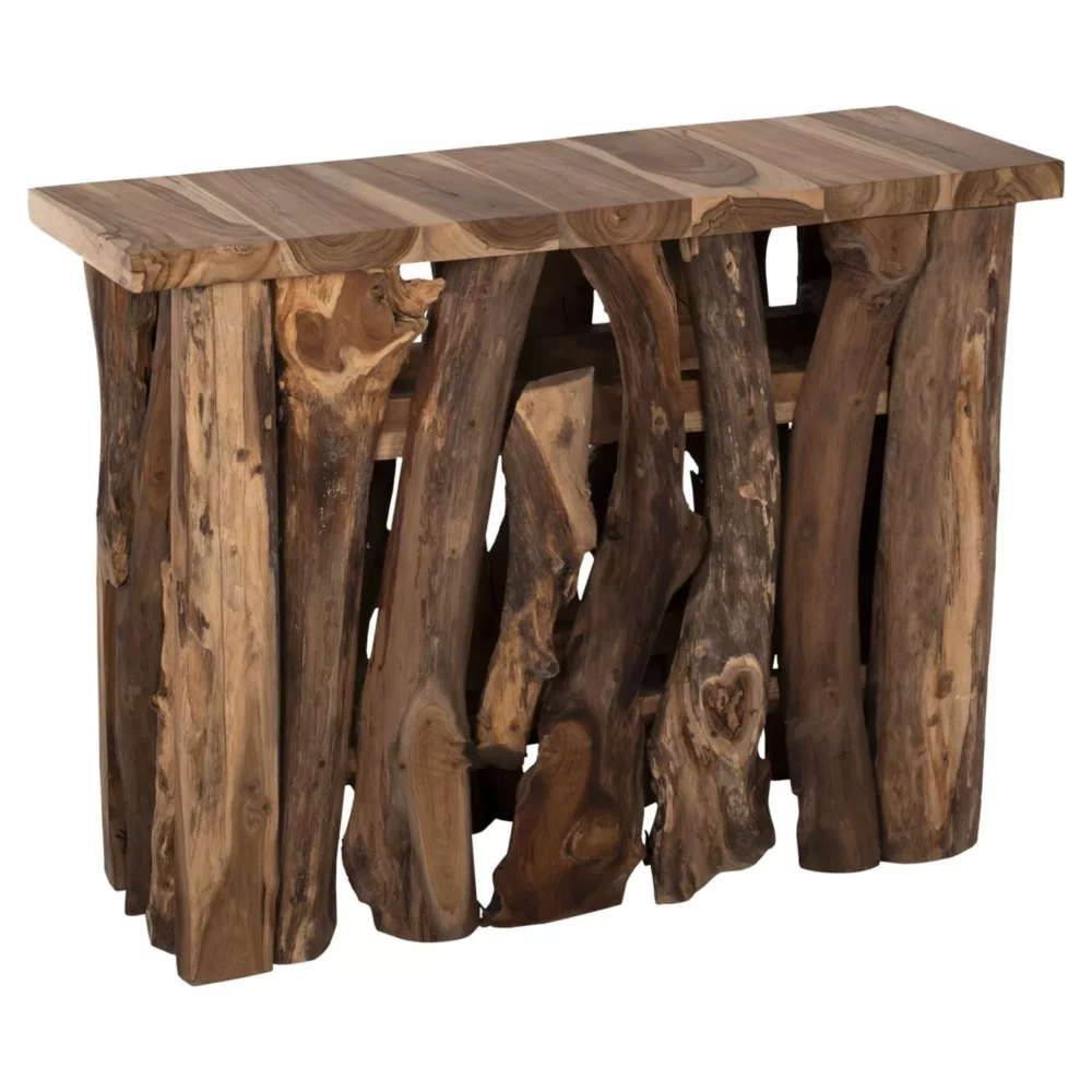 Κονσόλα C9336 απο Μασίφ Ξύλο TEAK Φυσικό 100x35x75Y εκ.