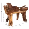 Bench C9398 Solid Teak Wood Natural 130x52x80Ηcm. Bench C9398 Solid Teak Wood Natural 130x52x80Ηcm.