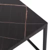 Side Coffee Tables GRELAY 2 pcs MDF Black Marble look & Black Metal Side Coffee Tables GRELAY 2 pcs MDF Black Marble look & Black Metal