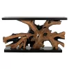 Κονσόλα C9356 απο Μασίφ Ξύλο TEAK Φυσικό - Μαύρο 150x40x80Yεκ. Κονσόλα C9356 απο Μασίφ Ξύλο TEAK Φυσικό - Μαύρο 150x40x80Yεκ.