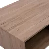 Coffee Table MARGARIT Melamine with Storage Space 100x58x39-53cm Coffee Table MARGARIT Melamine with Storage Space 100x58x39-53cm