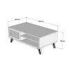 Coffee table C9497.01 Melamine in Walnut 105x60x38.2cm. Coffee table C9497.01 Melamine in Walnut 105x60x38.2cm.
