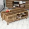 Coffee Table C9502.01 Melamine with Cabinet in Walnut 105x60x38.2cm Coffee Table C9502.01 Melamine with Cabinet in Walnut 105x60x38.2cm