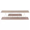 TV cabinet TARS Melamine in Sonoma - White 120x32x33cm TV cabinet TARS Melamine in Sonoma - White 120x32x33cm