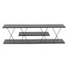 TV cabinet TARS Melamine in Gray 120x32x33cm TV cabinet TARS Melamine in Gray 120x32x33cm