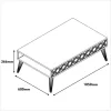 LIVING ROOM COMPOSITION  2PCS MELAMINE IN WALNUT-WHITE LIVING ROOM COMPOSITION  2PCS MELAMINE IN WALNUT-WHITE