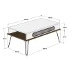 LIVING ROOM COMPOSITION  2PCS MELAMINE IN CREAM-WALNUT LIVING ROOM COMPOSITION  2PCS MELAMINE IN CREAM-WALNUT