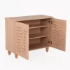SHOE RACK-CABINET CASSIOPE  MELAMINE IN NATURAL WOOD COLOR 77Χ34Χ63.5Hcm. SHOE RACK-CABINET CASSIOPE  MELAMINE IN NATURAL WOOD COLOR 77Χ34Χ63.5Hcm.