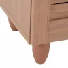 SHOE RACK-CABINET CASSIOPE  MELAMINE IN NATURAL WOOD COLOR 77Χ34Χ63.5Hcm. SHOE RACK-CABINET CASSIOPE  MELAMINE IN NATURAL WOOD COLOR 77Χ34Χ63.5Hcm.