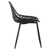 Chair LIO C9524.02 Polypropylene with Metal legs Black 52x53x82Hcm.