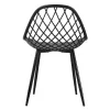 Chair LIO C9524.02 Polypropylene with Metal legs Black 52x53x82Hcm.