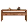 Κονσόλα με 3 Συρτάρια C9556 Ανακυκλώμενο Ξύλο TEAK σε Φυσικό 180x45x80Yεκ.
